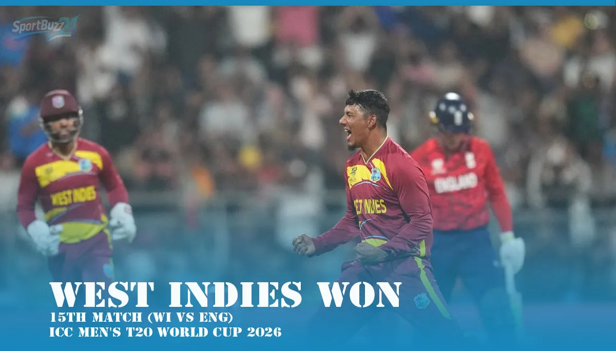 West Indies beat England by 30 runs in the high-scoring T20 World Cup encounter 