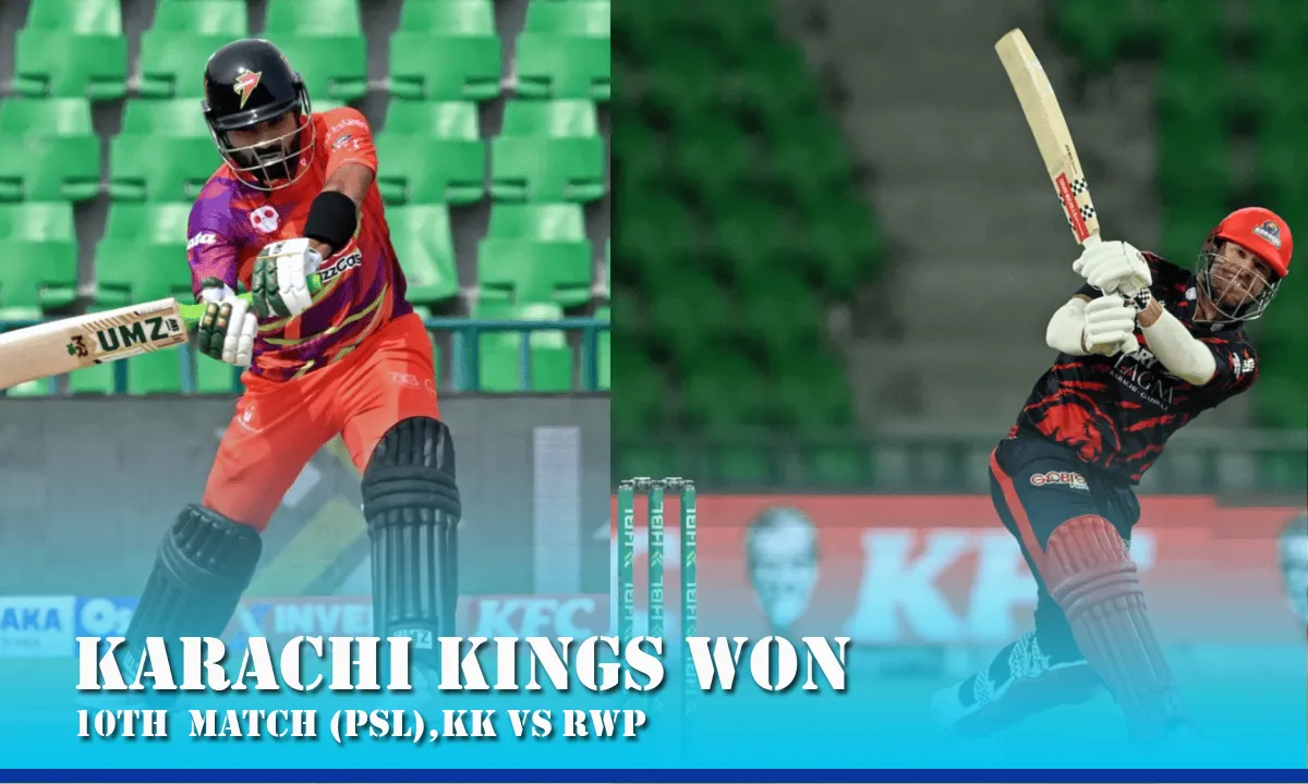 Karachi Kings Edge Past Rawalpindiz in Last-Over Thriller at Lahore