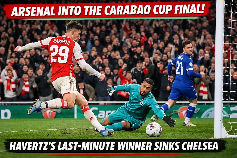 Havertz’s Last-Gasp Winner Sends Arsenal into Carabao Cup Final