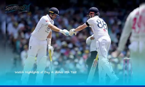JG Bethell starred with a brilliant 142 as England showed resilience on Day 4 of the 5th Ashes Test