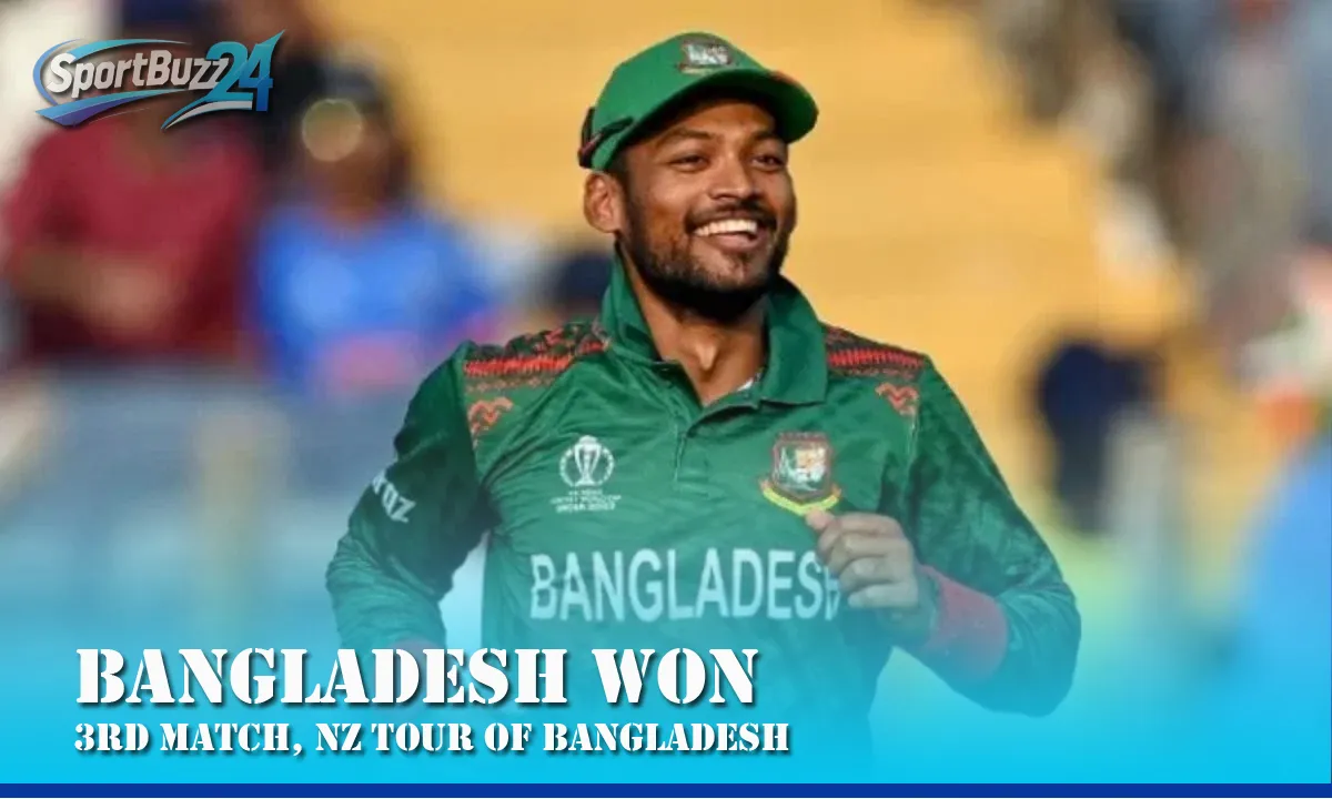 Najmul Hossain Shanto's Patient Century Leads Bangladesh to Emphatic 55-Run Win Over New Zealand in 3rd ODI