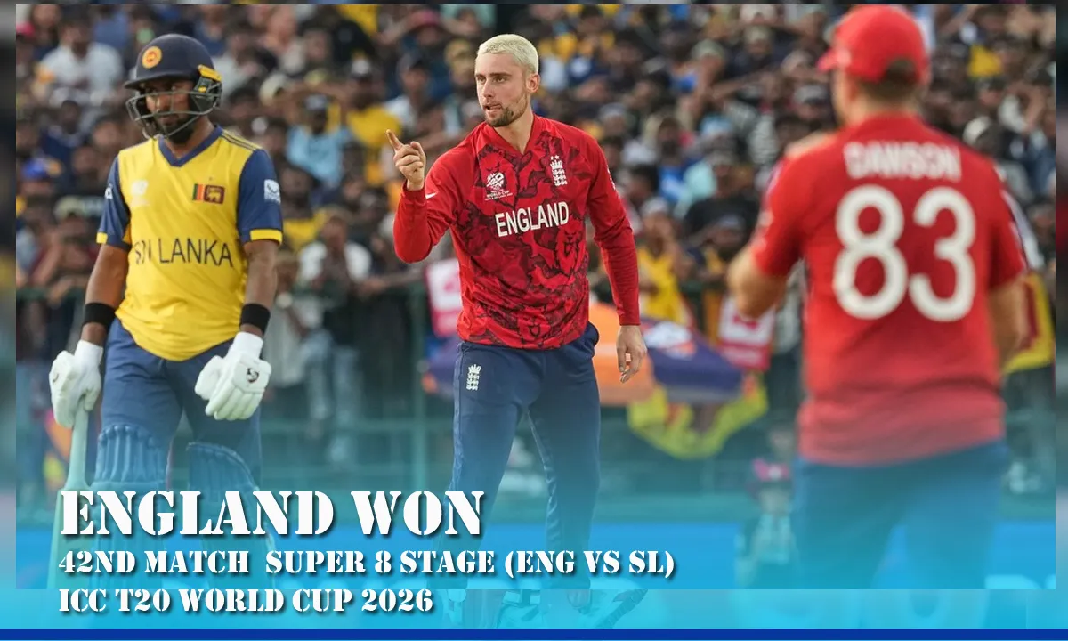 England Beat Sri Lanka by 51 Runs in Super Eight Clash | T20 World Cup 2026