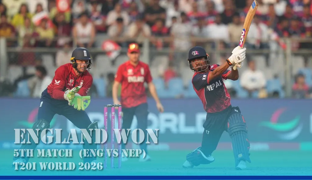 England Display Steel to Overcome Nepal by 4 Runs in World Cup Thriller