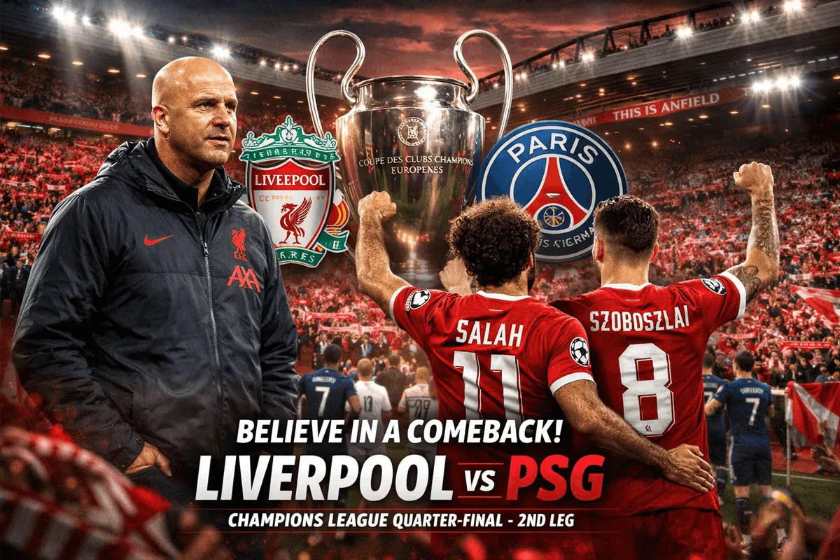 Liverpool Believe in a Historic Comeback Against PSG – Slot