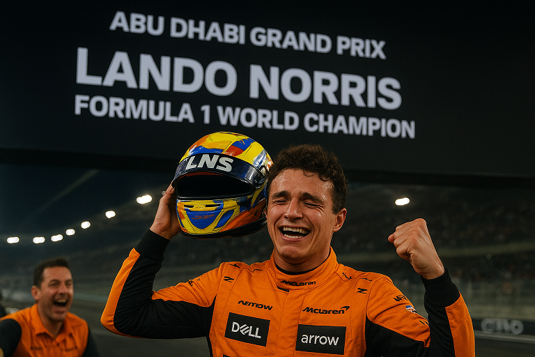 Lando Norris Clinches First F1 World Championship at Abu Dhabi Grand Prix 2025