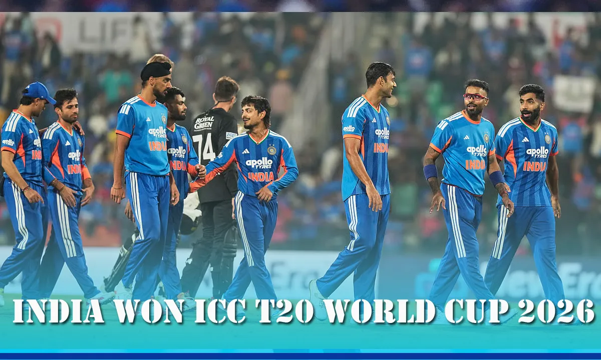 India power to a 96-run victory over New Zealand to clinch the T20 World Cup 2026