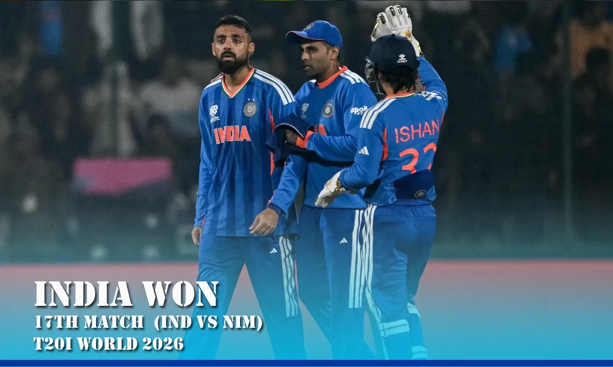 India vs Namibia T20 World Cup: India Win by 93 Runs, Pandya Shines