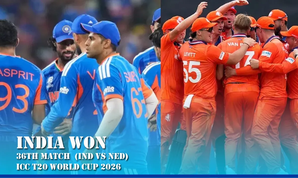 Dube’s Explosive 66 Powers India to Narrow Win Over Netherlands