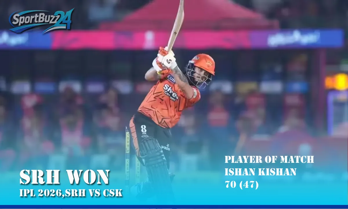 Ishan Kishan Anchors SRH's Chase as Sunrisers Edge Out CSK by 5 Wickets at Chepauk