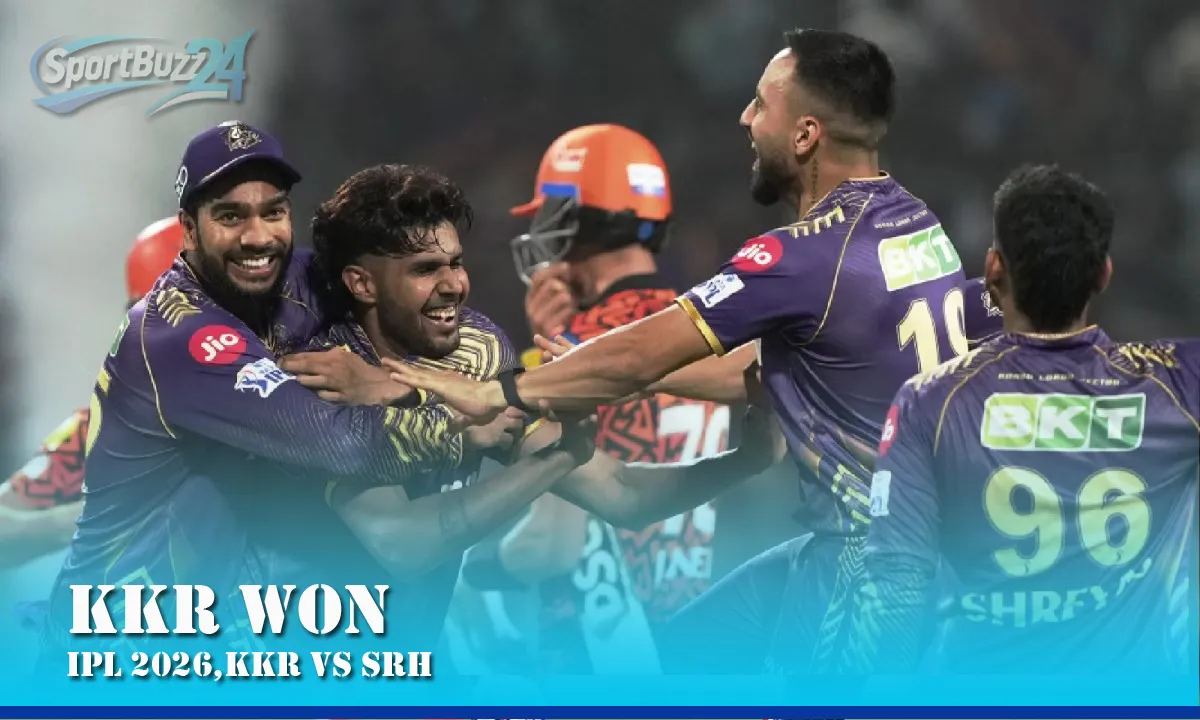 Varun Chakravarthy's Spin Magic and Raghuvanshi's Fifty Seal KKR's Commanding 7-Wicket Win Over SRH at Hyderabad