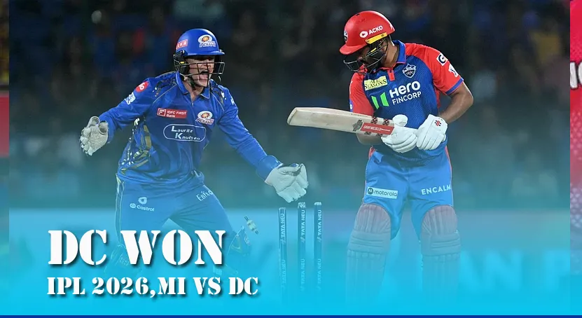 DC Clinch Thrilling Victory Over MI as Sameer Rizvi Shines in Delhi