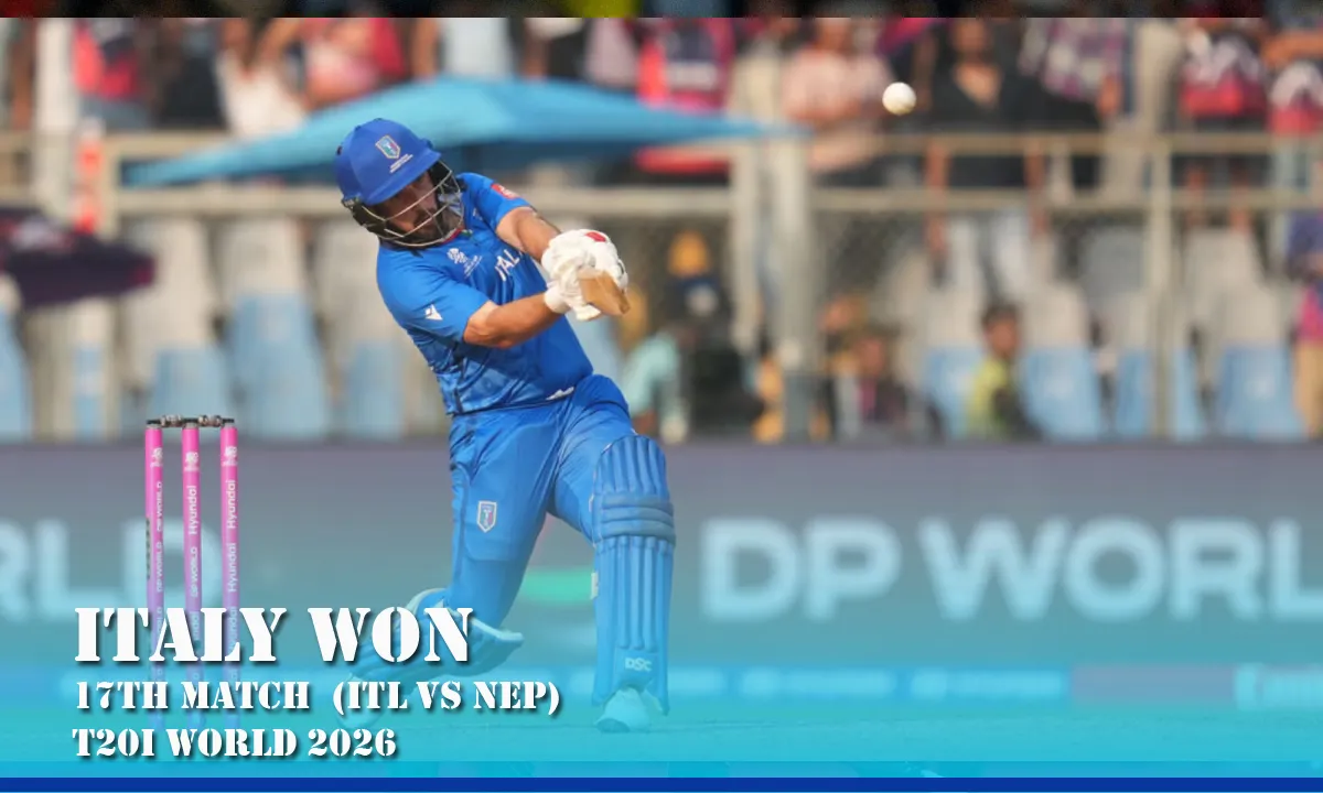 Italy Hammer Nepal by 10 Wickets in T20 World Cup Group C Match in Mumbai