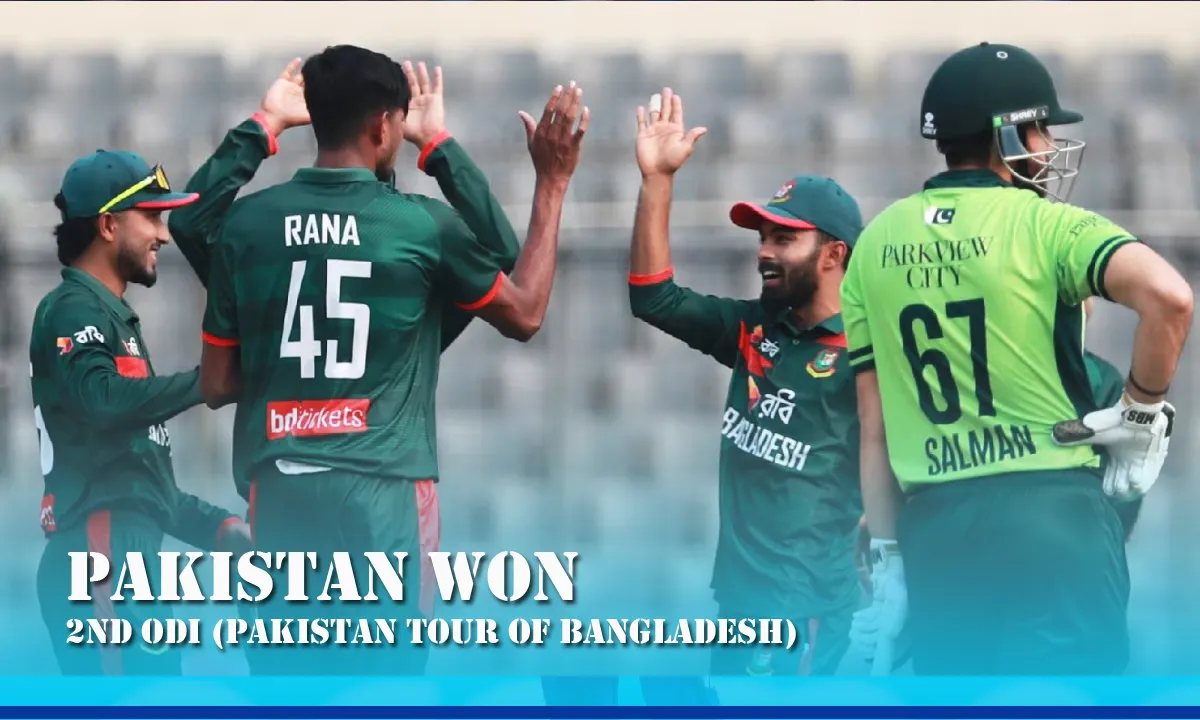 Pakistan Beat Bangladesh by 128 Runs (DLS) in 2nd ODI | Maaz Sadaqat Stars with 75 & 3 Wickets