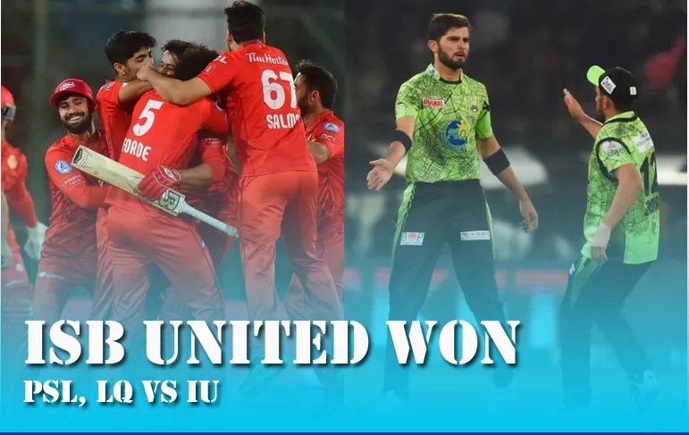 Pakistan Super League 2026: Islamabad United Dominate Lahore Qalandars with 9-Wicket Victory