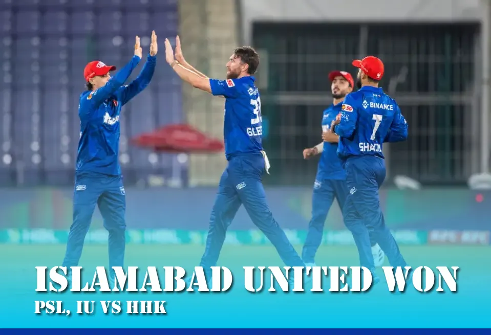 Richard Gleeson's Devastating 3/9 Bowls Hyderabad Kingsmen Out for 80 as Islamabad United Cruise to 8-Wicket Hammering