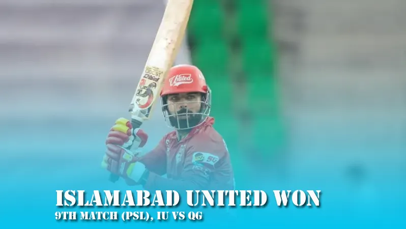 Islamabad United Cruise Past Quetta Gladiators in High-Scoring Thriller at Lahore