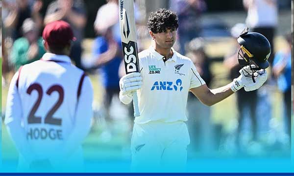 New Zealand vs West Indies – 1st Test, Day 3: Latham & Ravindra Dominate With Twin Hundreds as NZ End Strong on 417/4