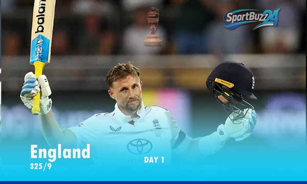 England vs Australia, 2nd Test – Day 1: Root’s Masterclass Lifts England to 325/9