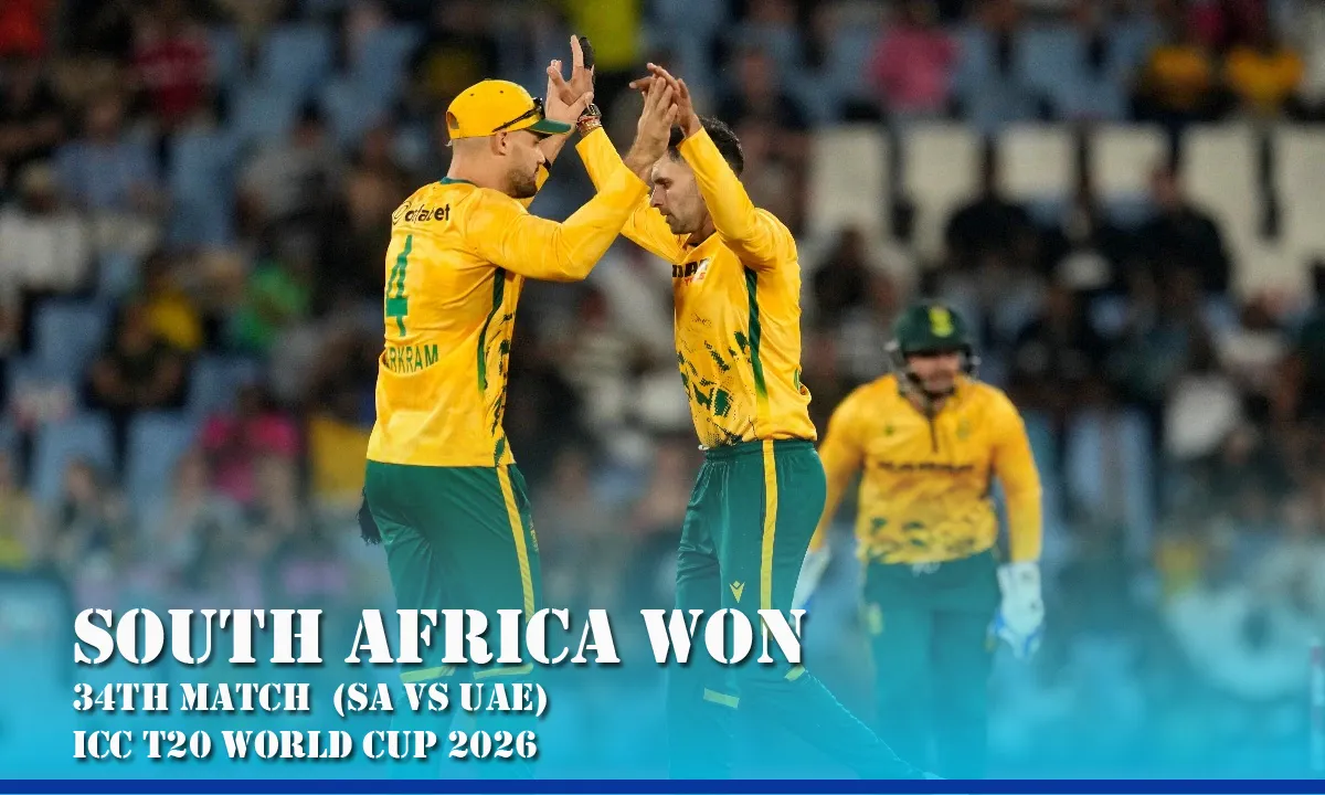 Bosch Shines as Proteas Storm to 6-Wicket Win in T20 World Cup