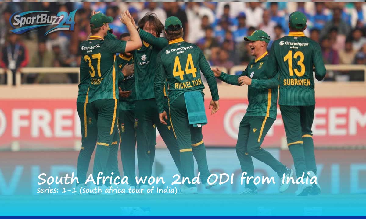 South Africa Pull Off Record Chase to Beat India by 4 Wickets in 2nd ODI