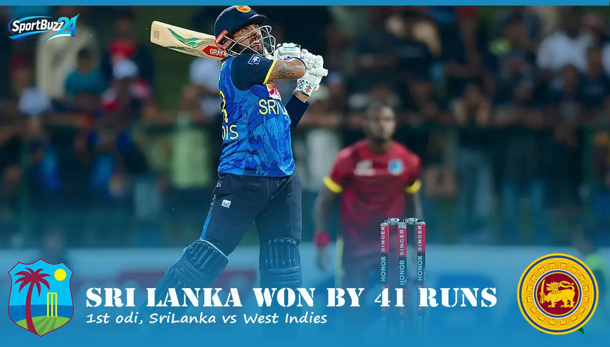 Kusal Mendis' Elegant 72 and Sri Lanka's Batting Depth Power Visitors to 41-Run Win Over West Indies in 1st ODI at Kingston