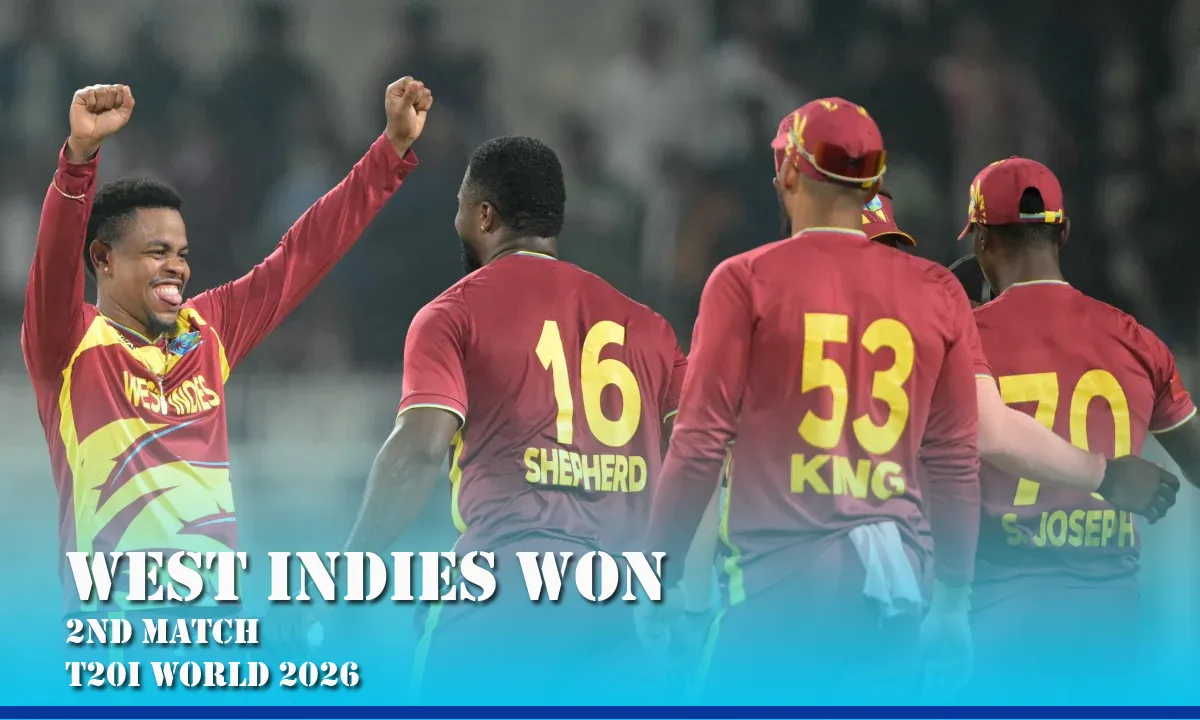 West Indies Overpower Scotland by 35 Runs in World Cup 2026 Match