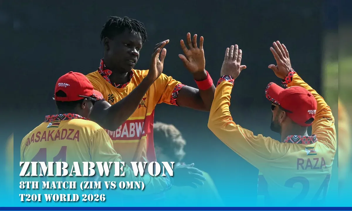 Zimbabwe eased past Oman to seal an 8-wicket win in Colombo in a Group B clash.